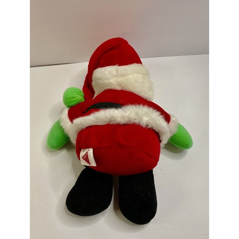 1988 Dakin‎ Christmas Santa 9” Plush Stuffed Holiday Toy Vintage - Picture 3 of 7